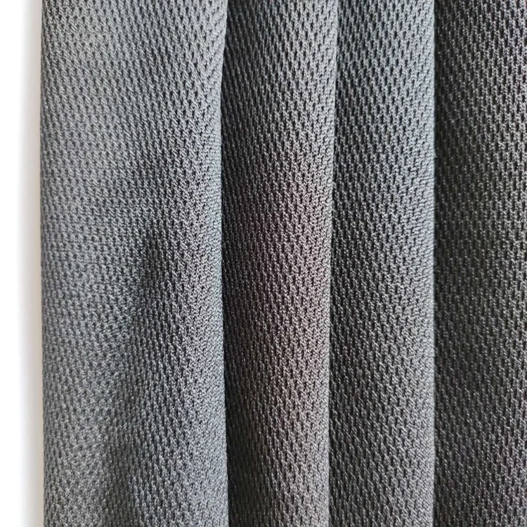 Customized color 100% polyester honeycomb jacquard mesh fabric