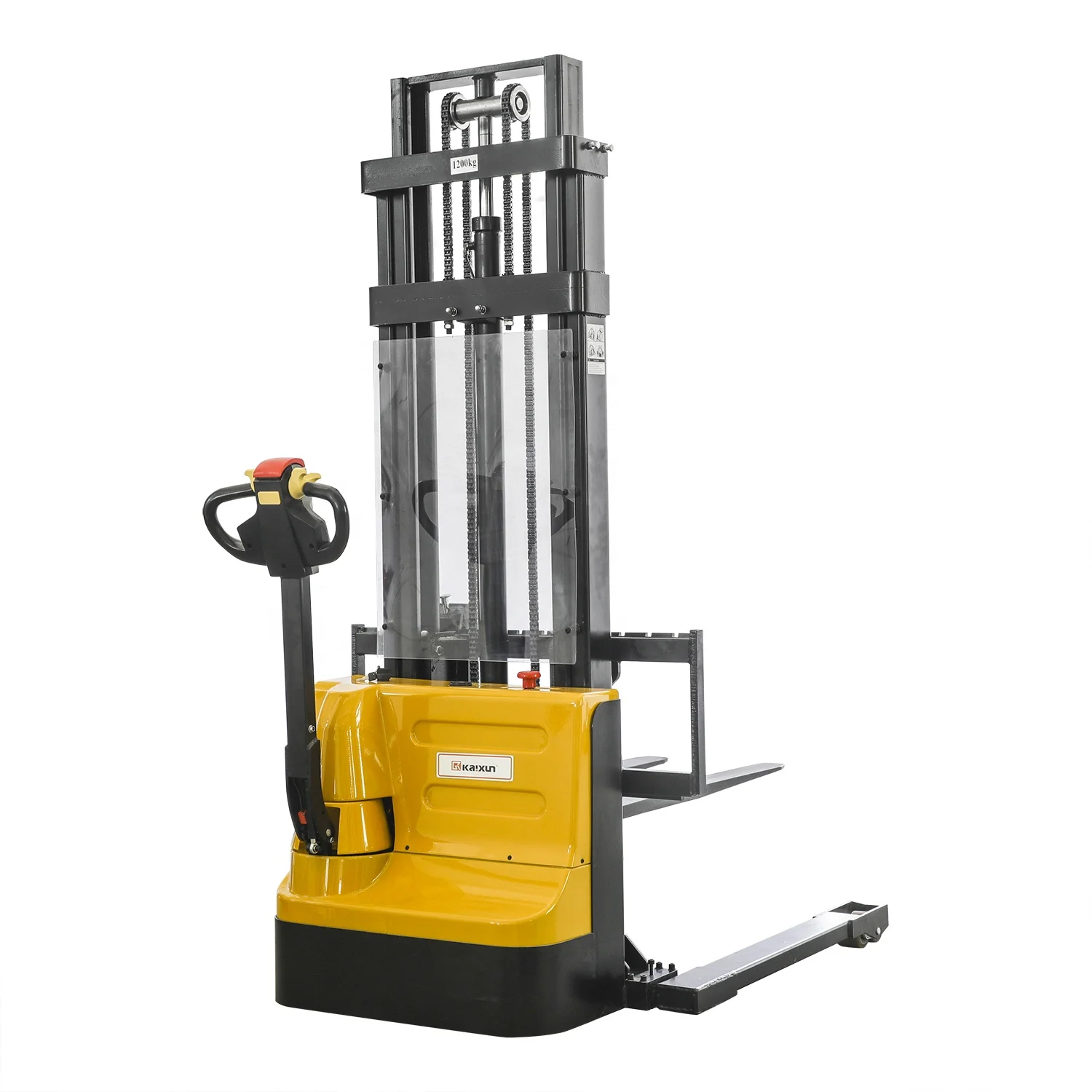 Best Electric Stacker Automated Warehouse Stacker Semi Electric Portable Self Loading Stacker Pallet