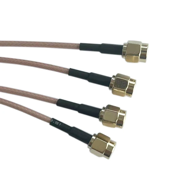 Universal Red SMA Female Protective Cover Outdoor Use Antenna End RF Connector Dust Cap Protective Antenna Cap for Outdoor Use