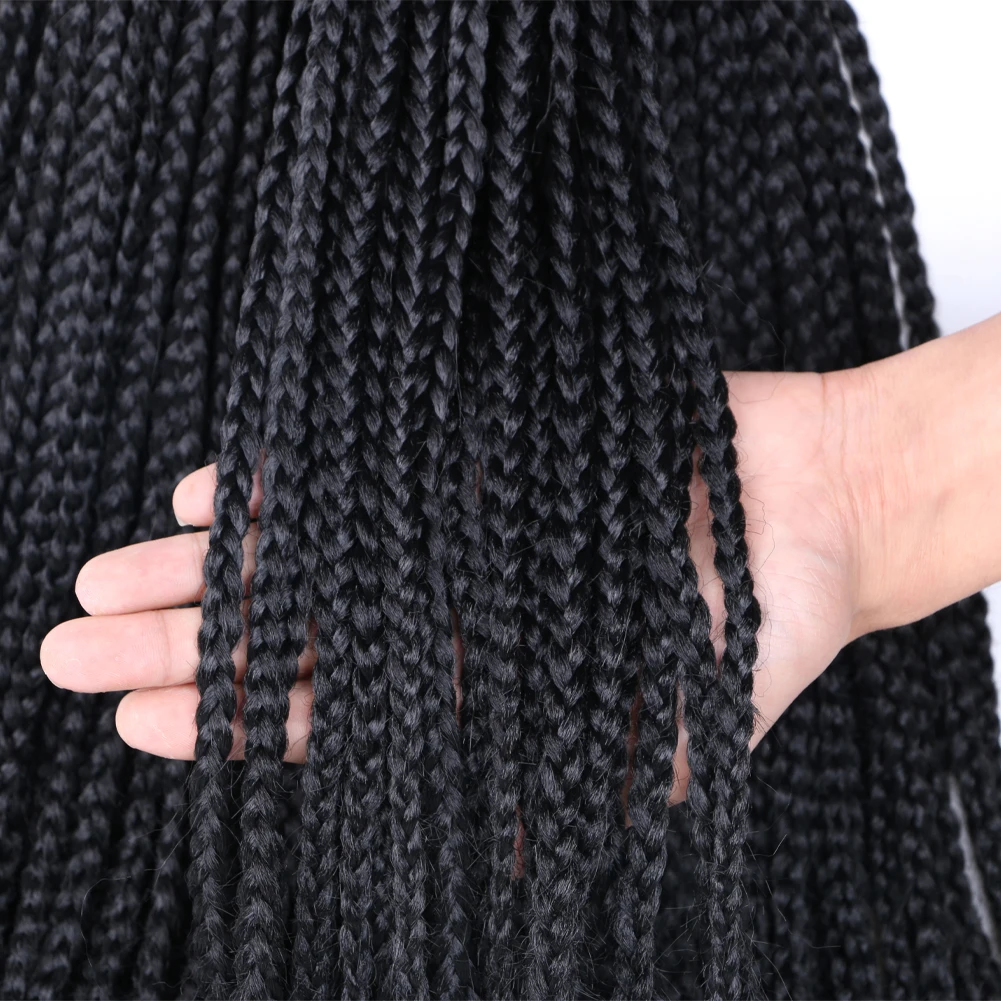 22 Strands/Pack Braids Senegalese Twist Ombre Crochet Hair Extensions Box Braid Crochet Hair Box Braid Extensions