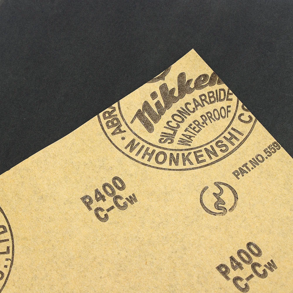 NIKKEN brand customized 9*11 inch 60-2000 grit sand paper abrasive sandpaper