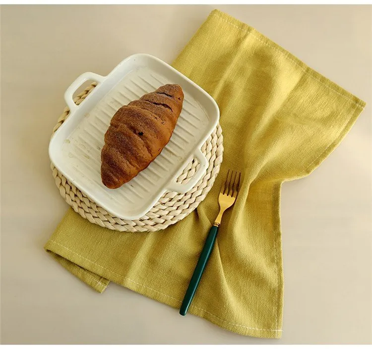 Aamzon Cotton Washable Linen Table Dinner Cloth Napkin Home Hotel