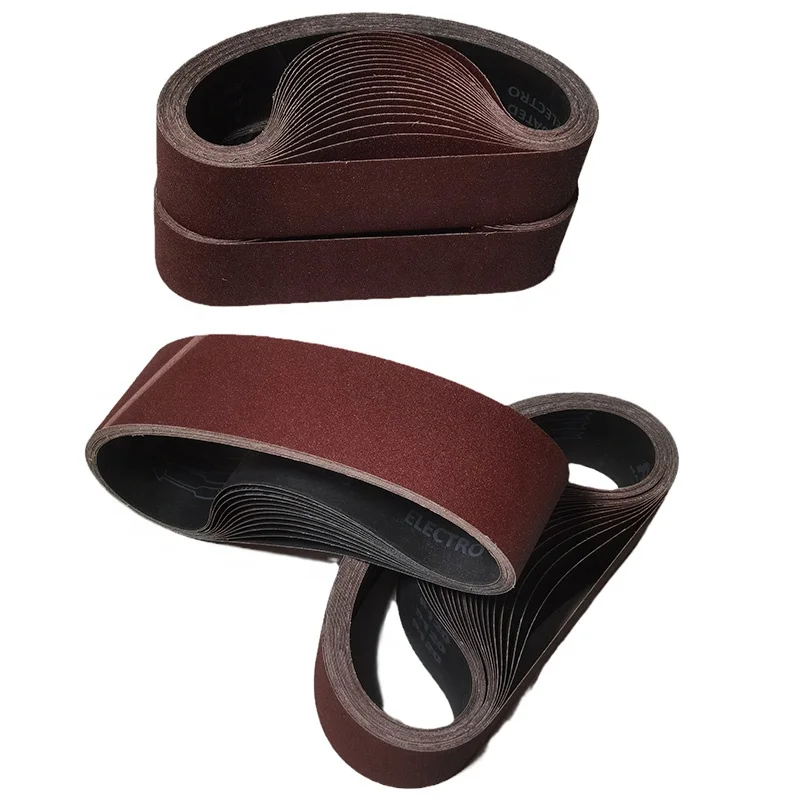 Sand cloth factory 75 * 533mm floor sanding belt Zirconia sand cloth belt for polishing stainless steel