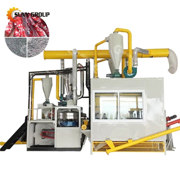 Labor Saving Soft Aluminum Plastic Cutting And Recycling Machine