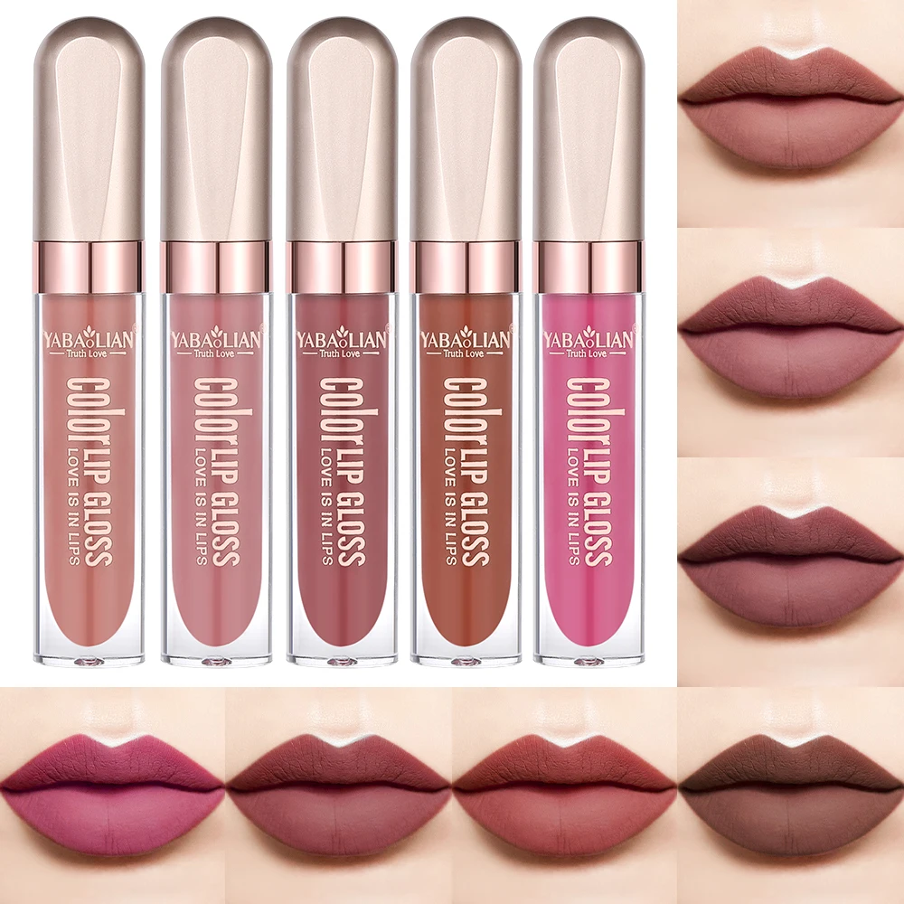 Matte Liquid Lipstick 24colors Waterproof Liquid Lipsticks Makeup Long Lasting Lip Gloss for Lip Makeup for Women and Girls
