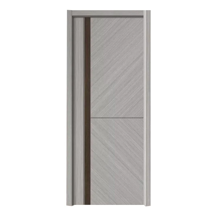 High quality solid core door mdf melamine finish interior door cheap wood door