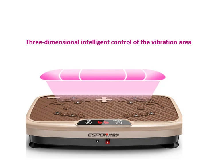 Hot sale body slim trainer fit machines electronic shaker 3D vibration plate for home