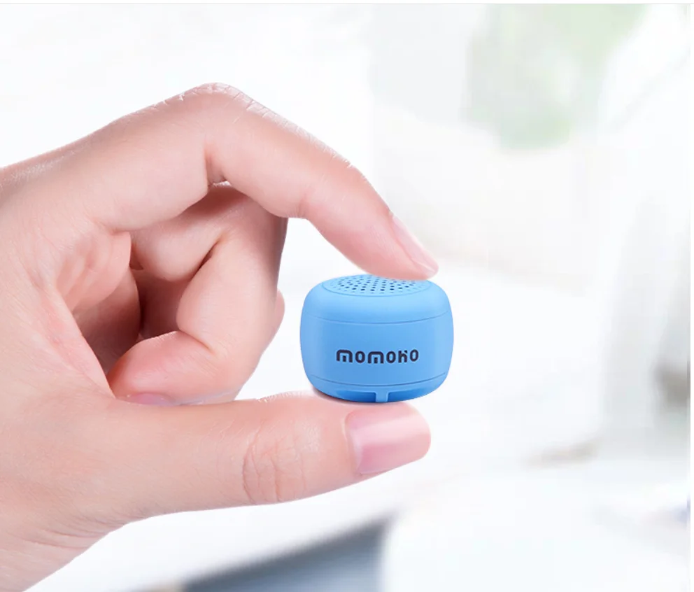 
Wireless wholesales momoho Mini Bluetooth Speaker - Small Size but Great Sound Quality Photo Selfie Button & Answer Phone Calls 