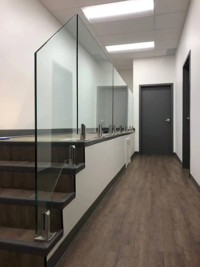 304 Stainless Steel Square Glass Spigots Pool Fence Spigot Clamp Home Garden Stairs Balustrade Railing Balcony Glass Floor Clamp