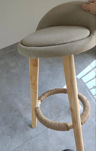 amazon best selling cheap wooden kitchen Bar Stools modern bar restaurant dining Chair