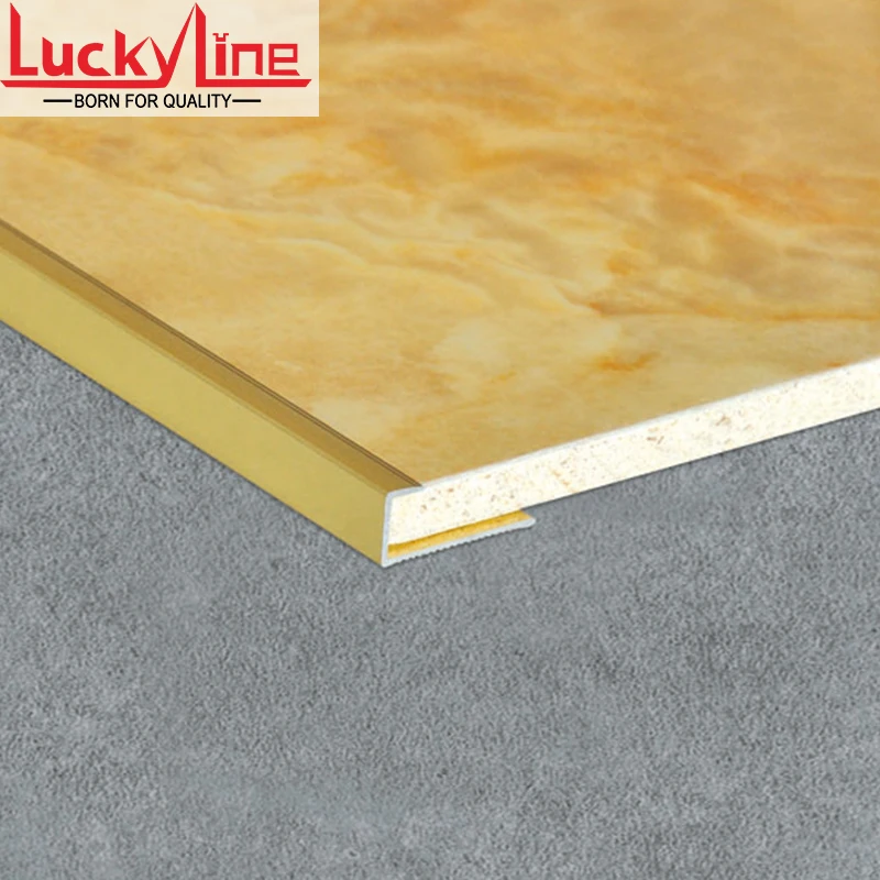 LUCKYLINE быстрая доставка, угловая отделка алюминиевой плитки для покрытия окантовки плитки