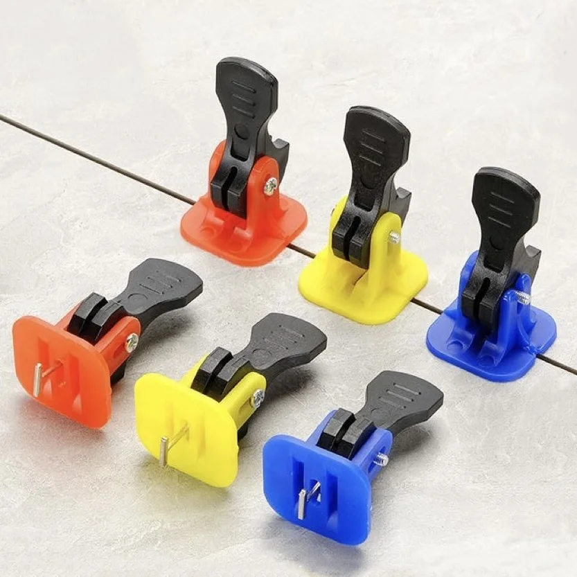 Press-type Ceramic Tile Leveling Kit Adjustable Leveler Floor Leveling Tools Accessories Spacers Clips