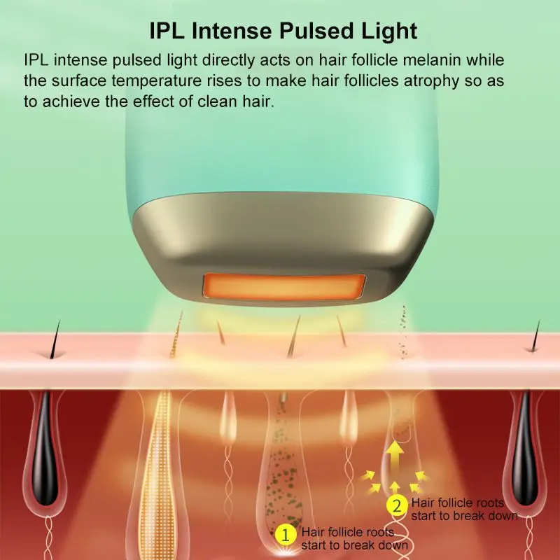 Trending Products 2022 New Arrivals 990000 Flashes Home Use IPL Laser Hair Removal Machine Permanent IPL Hair Removal for Women