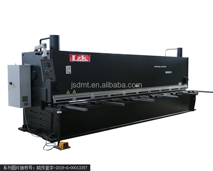 CE Standard QC11K-8X4000mm  Hydraulic Guillotine Shearing Machine 4000mm Steel plate cutting machine price