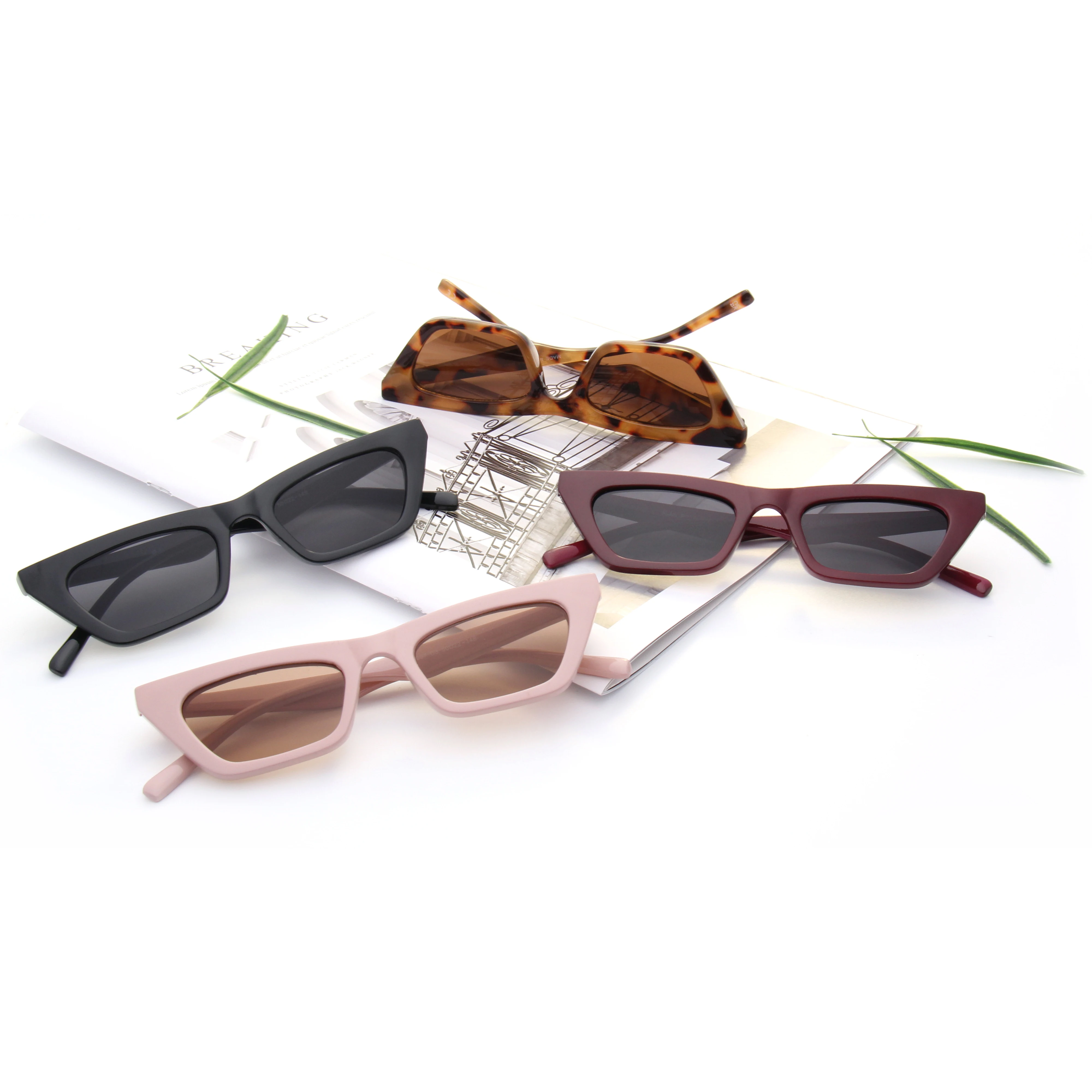 Модные солнцезащитные очки EUGENIA 2022 черепахового цвета для женщин с индивидуальным логотипом оптовая продажа модные черные солнцезащитные очки из поликарбоната для мужчин сделано в Китае