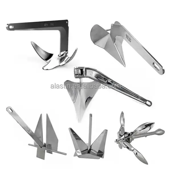 40kg AISI316 Stainless Steel Boat Marine Bruce Cast Anchor for sale