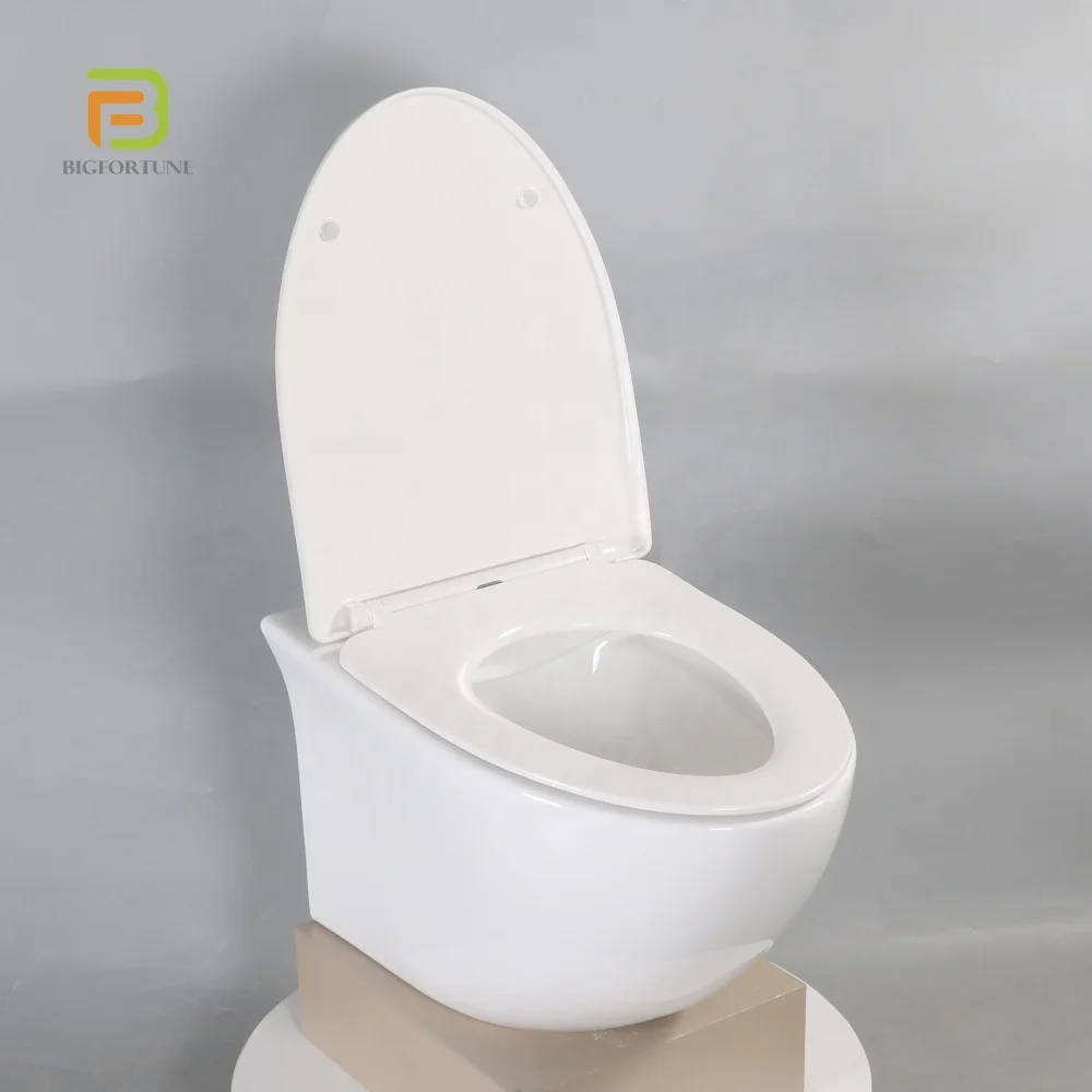Modern sanitary ware ceramic wall mounted concealed cistern wc toilet white bathroom wall hung toilet set with tank