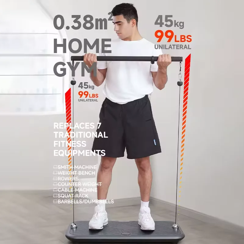 Portable Fitness Home Gym Workout Equipment Home Gym Multifunctional Wall Mounted Smart Home Gym Equipment
