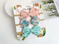 Wholesale Baby Girl Headbands And Bows Newborn Infant Toddler Hair Accessories Baby Head Band 3PCS/Set