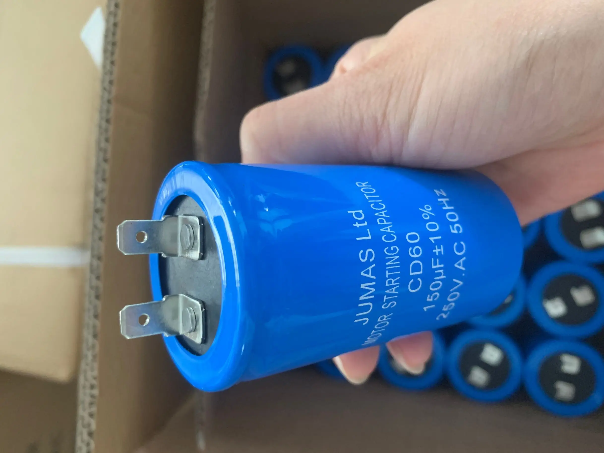 China made CD60 250uf ac motor starting capacitor 20uf 40uf 100uf 120uf