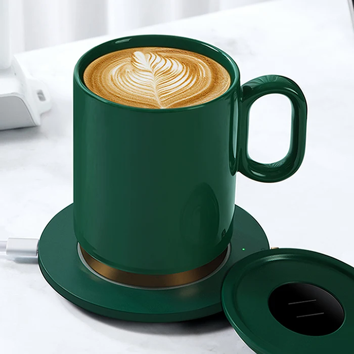  Beverage cup heater mug usb Heated warmer coffee gift set Usb