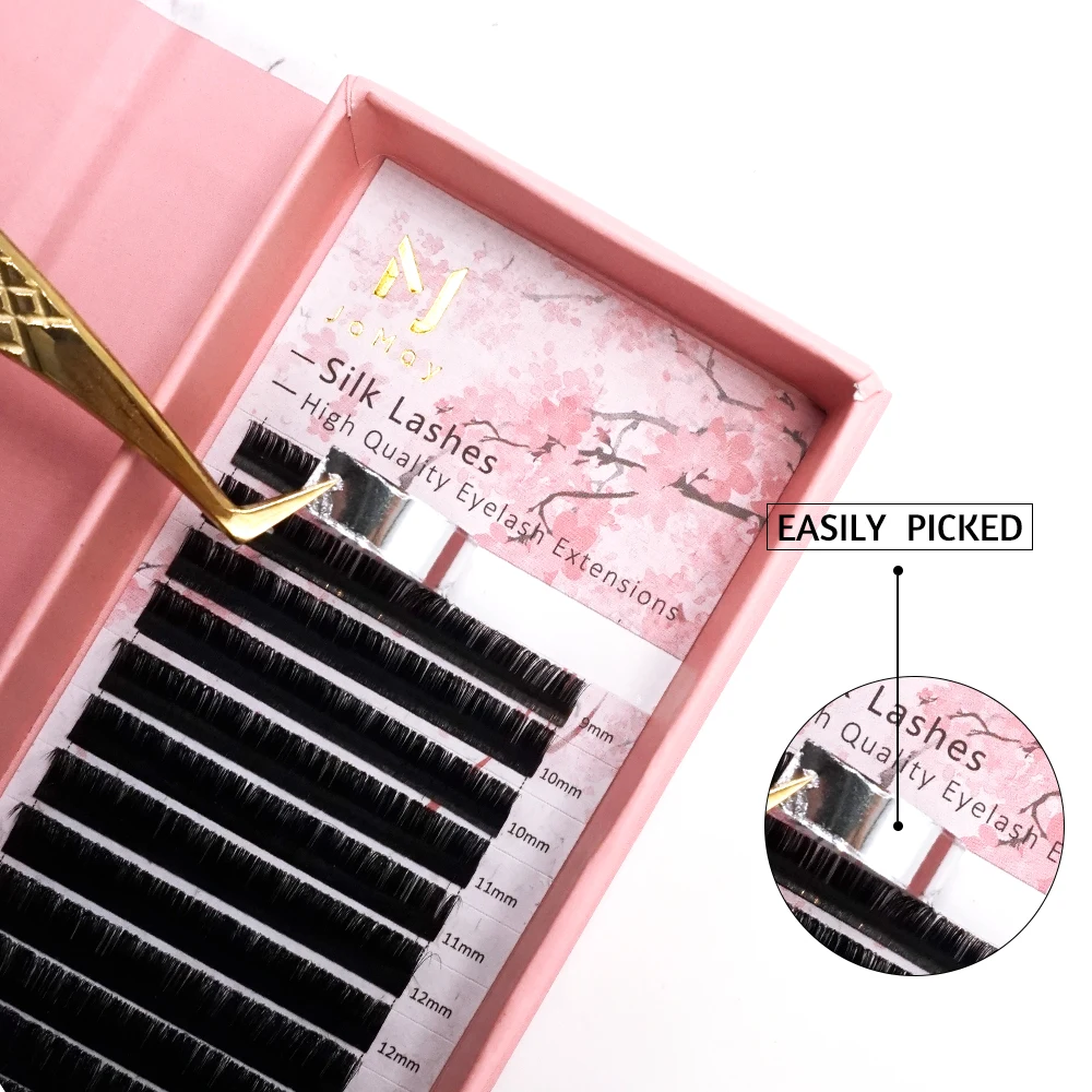 Jomay vendor 8-25 mm mix 0.25 d individual cashmere pretium quality everything for extension eyelash extensions single 13mm
