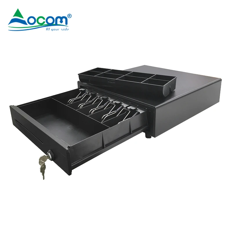 OCOM ECD-410G металлический ящик для денег 4 или 5 Билла 8 съемный монеты держатели 12v денежный