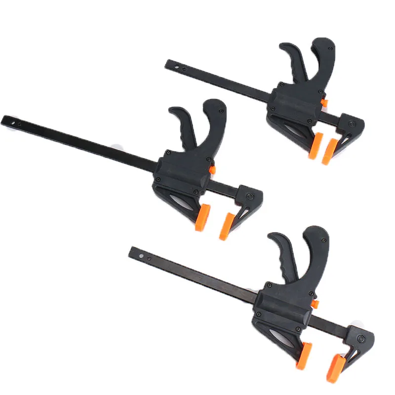 TIN KONG Heavy Duty F Clamp Wood Working Quick Grip F Style Bar Clamp Woodworking Spring Clamps Diy Tools