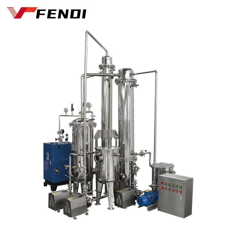 multi effect water treatment sugar falling film evaporator extraction juice for sodium chloride