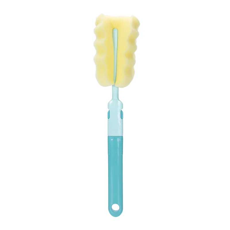 2022 hot selling sponge baby bottle cleaning brush baby travel bottle brush set sponge bathroom brush cleaner