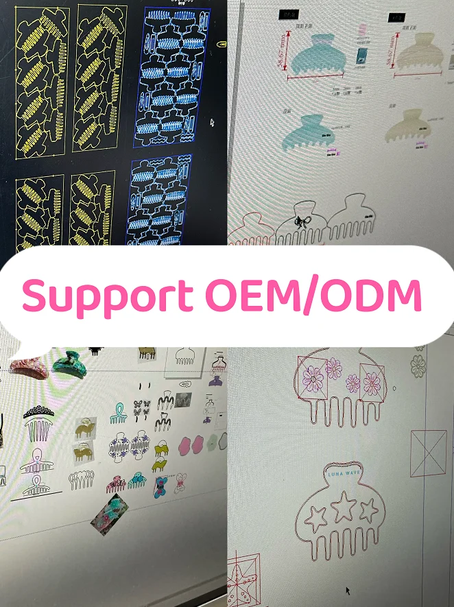 Dowell French Retro Style Fish Tail Shape Acetate Hair Claw