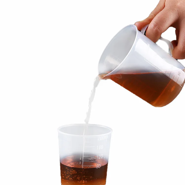 Clear Plastic Graduated Measuring Cup for Baking Beaker Liquid Measure Jug Cup Container