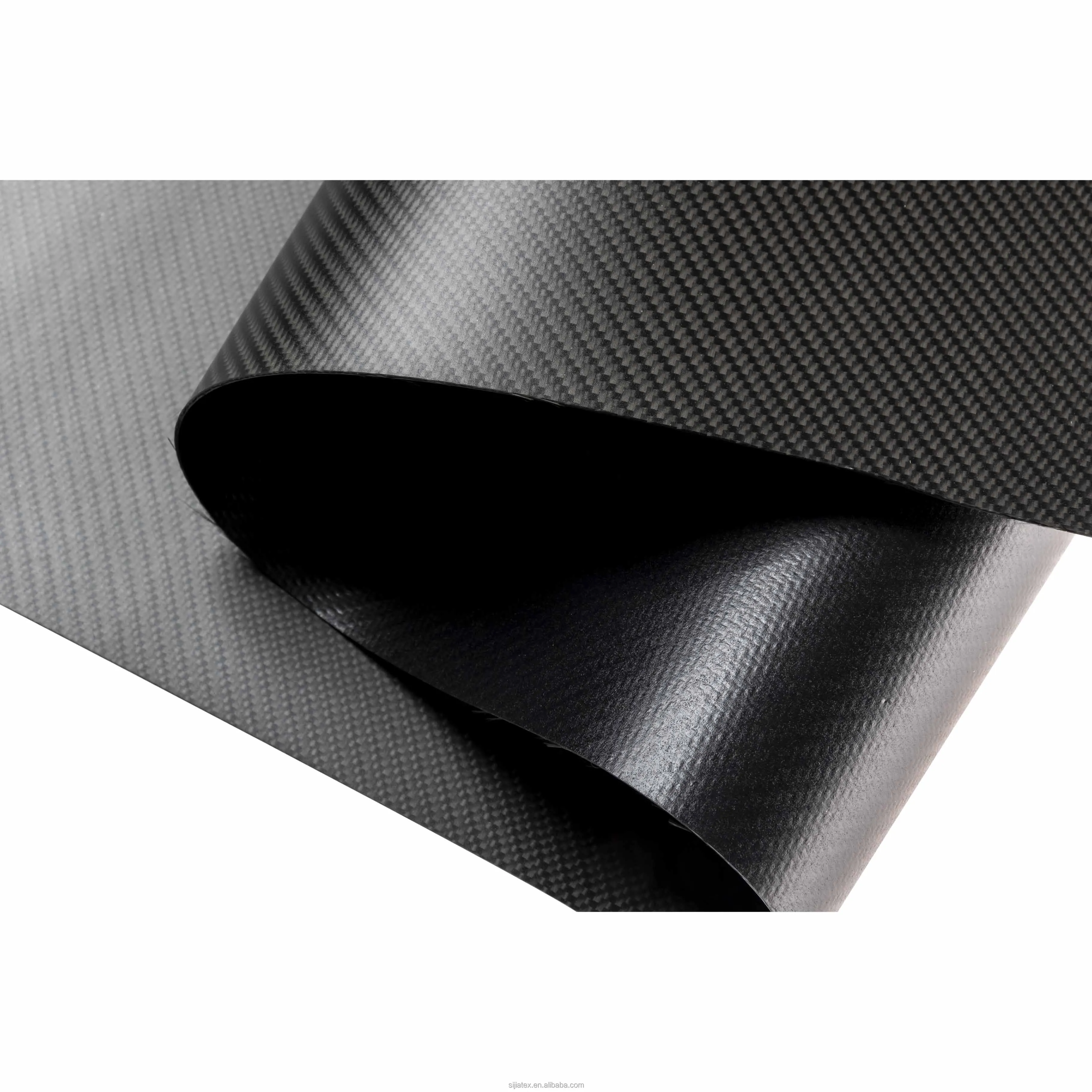 SIJIA PVC  Coating Carbon Fibre Basalt Material for Paddles Boats Kayaks Carbon material Carbon Fiber Fabric