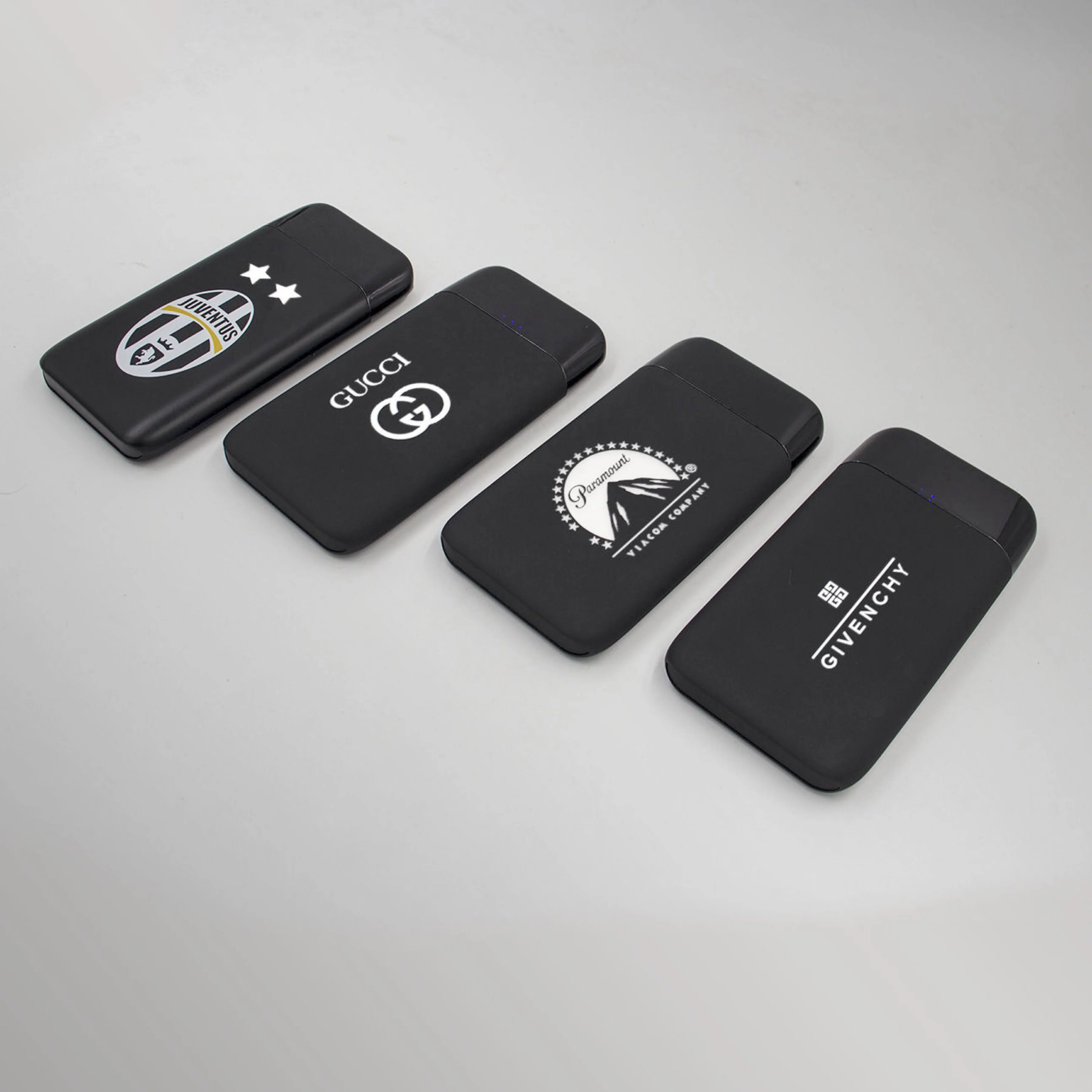 Dual usb  light up 8000mah big capacity mobile charger powerbank led power banks & power station