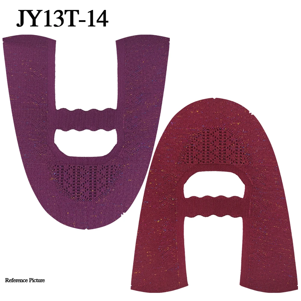 Factory outlet ladies flat casual upper for shoes mother use fly knit footwear upper