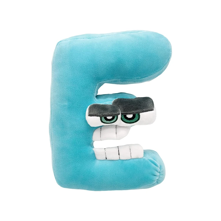 New Popular Custom Creative Funny Anime A Alphabet Lore ABCD Letters Plush Soft Cute Figure Baby Education Plush Toys