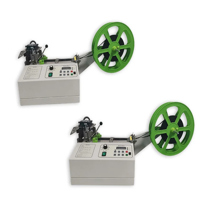 Hot sale Timing Belt Elastic Cotton Tape Face Mask Cutting Machine  Satin Ribbon Webbing Printing Paper Cutter Machine