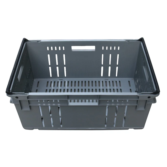 QS  Plastic Crates for Mushrooms Standard Bale Arm Tray Wholesale Plastic Fruit Basket