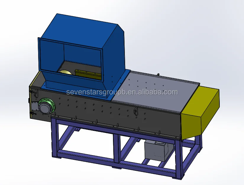 Sevenstars single shaft shredder for used plastic drum