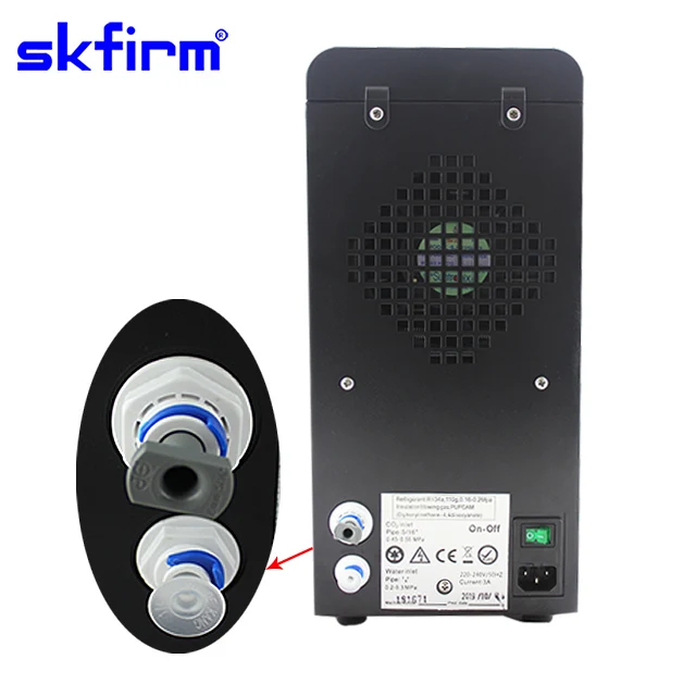 CO2 Water Cooler Plumbed in Under Sink Chiller Sparkling