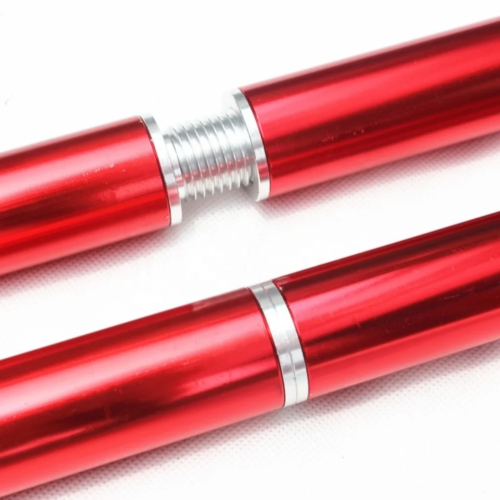 Extension Tent Pole Replacement Tent Poles Anodized Telescopic Aluminium Tube with Thread