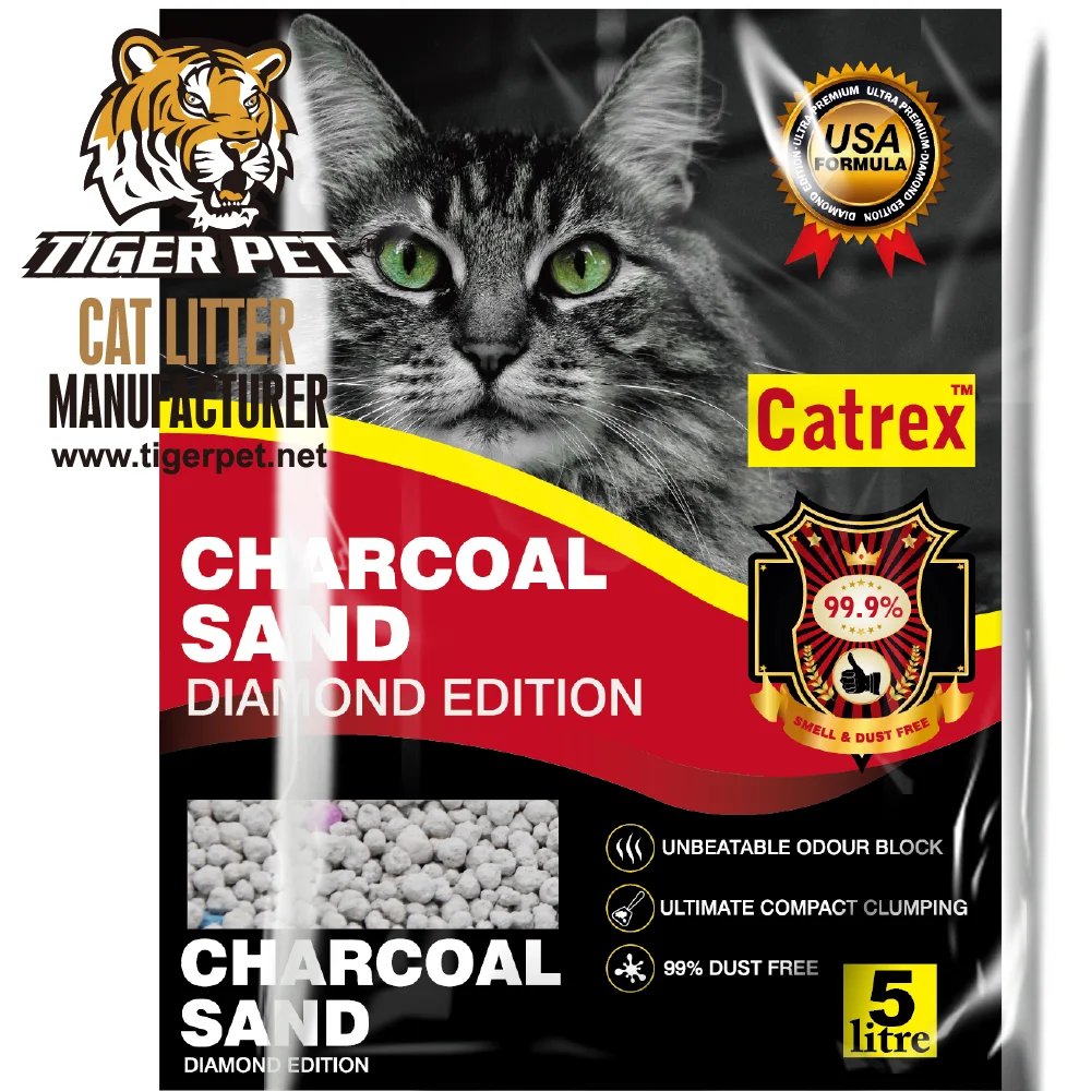 Mixed 5 in 1 Cat Litter,Strong Clumping Cat Litters,Odor Control and Unscented