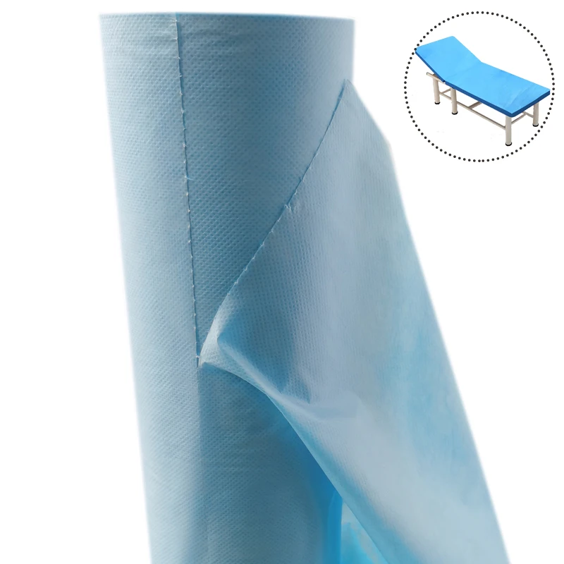Medical waterproof nonwoven beauty salon massage bed sheets for spa disposable bed sheets for hospital