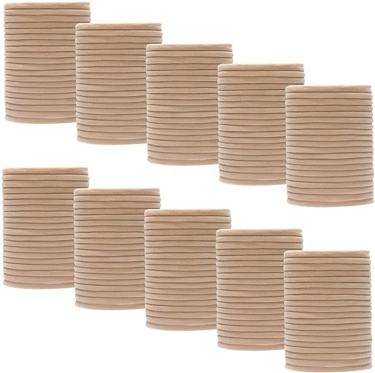 Оптовая продажа, маска для лица «сделай сам», супермягкая эластичная облегающая повязка для волос телесного цвета, нейлоновые повязки на голову, оптом для маленьких детей и девочек