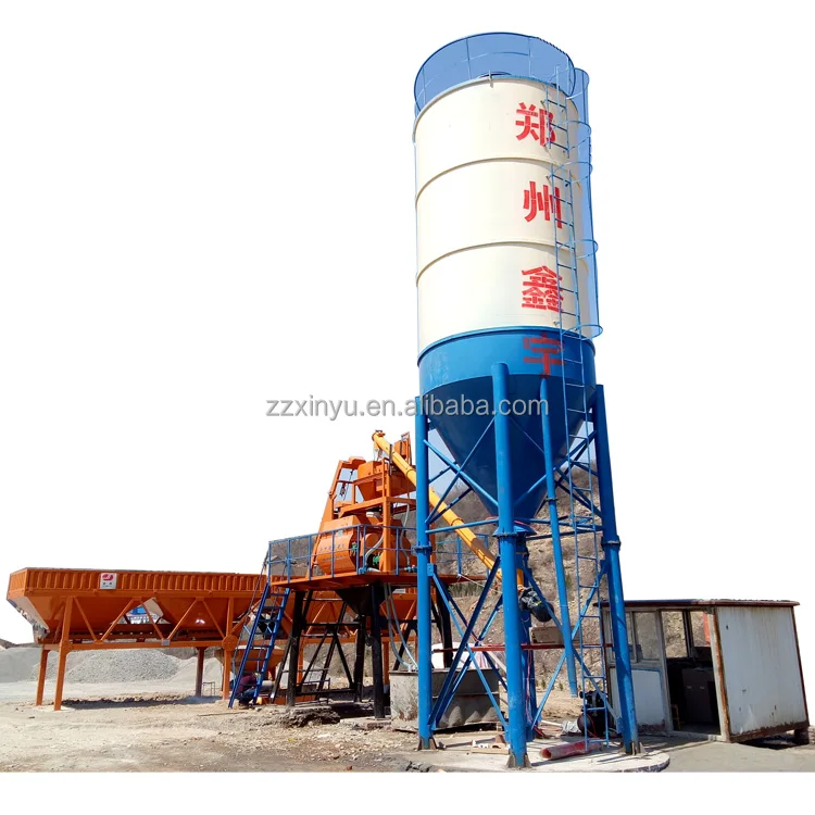 Cheaper Price Ready Mix HZS50 Concrete Mixing Plant 50m3/h with High Quality Batching