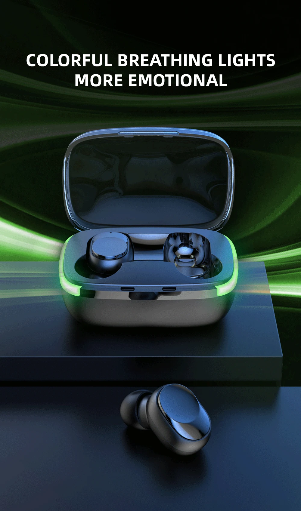 Tws Y60 tws Waterproof With Mic Charging Box True Wireless Earphone Headset Earbuds Wireless Headphone