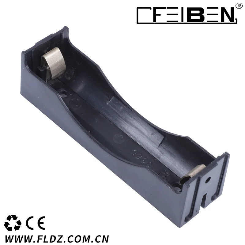18650 Battery Holder Case With Pins 1 Cell 3.7v Lithium  Battery Box