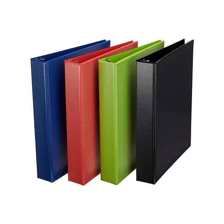 Hot Sale 3 Rings PP Ring Binder PP Document Folder Full Colors Elegant Design PP Ring Binder