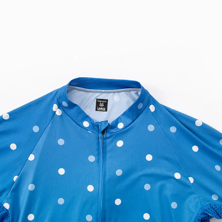 Custom Logo Comfortable All-Round Short Sleeve Bicycle Clothing Hot Sale Quick Dry Breathable Features Low MOQ Cycling Jersey