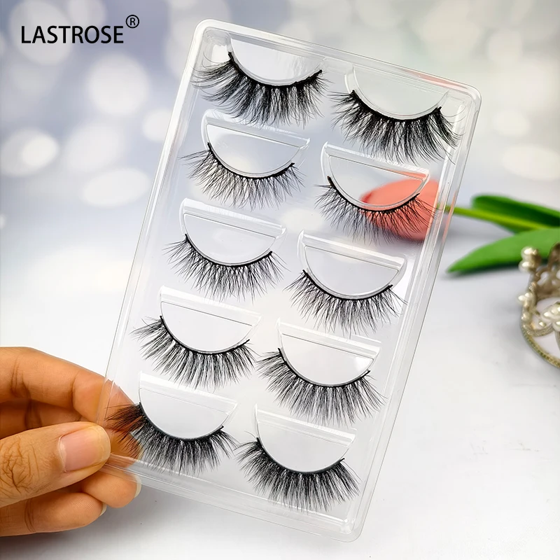 Popular 15 mm Fake Eyelashes Artificial Hair Beautiful Enlarge Eyes Style Naturally Can Print Design Logo